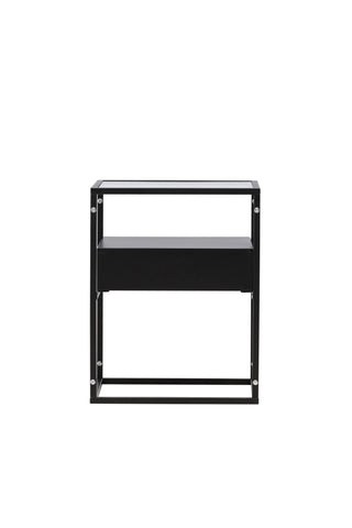 Venture Home Fortaleza Sidobord - Svart / Svart
