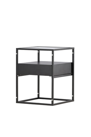 Venture Home Fortaleza Sidobord - Svart / Svart