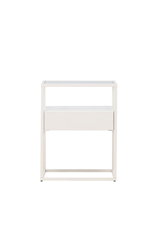 Venture Home Fortaleza Sidobord - Vit / Vit