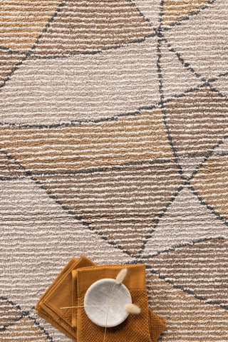 Venture Home Loui Cotton - 60*90- -Rektangulärt-Elfenben/Sand/Grå