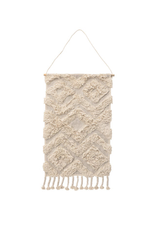 Venture Home Hilda Vägghängande Bomull - 50*80- -Rektangulär-Offwhite