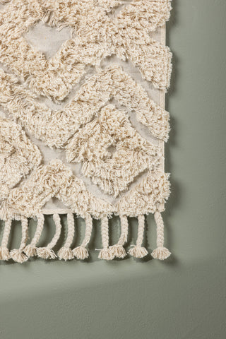 Venture Home Hilda Vägghängande Bomull - 50*80- -Rektangulär-Offwhite