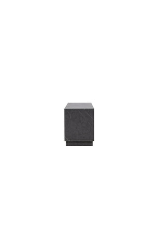 Venture Home Girona TV-bänk - Svart / Svart Melamin