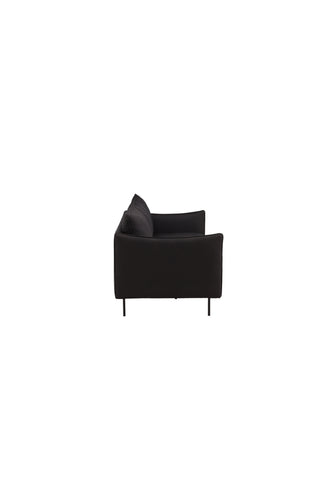 Vind Gillholmen Soffa - Svart / Svart Boucle
