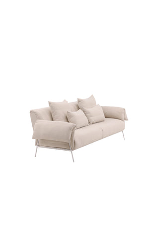 Vind Öckerö Soffa - Vit / Beige Linne