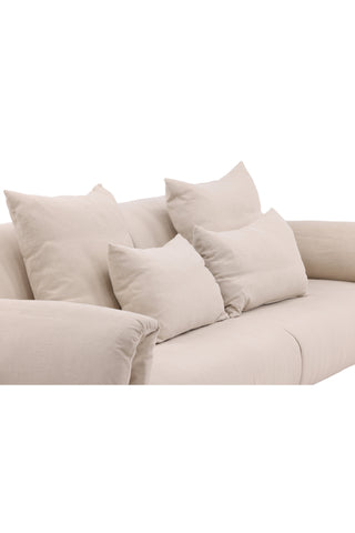 Vind Öckerö Soffa - Vit / Beige Linne
