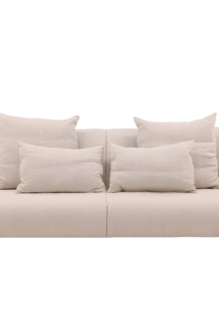 Vind Öckerö Soffa - Vit / Beige Linne