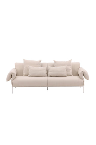 Vind Öckerö Soffa - Vit / Beige Linne