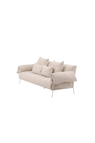 Vind Öckerö Soffa - Vit / Beige Linne