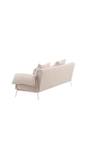 Vind Öckerö Soffa - Vit / Beige Linne