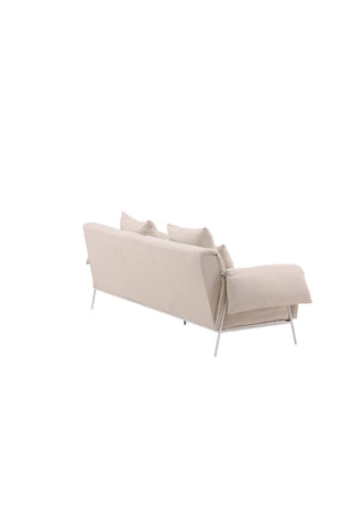 Vind Öckerö Soffa - Vit / Beige Linne