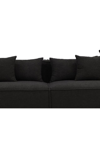 Vind Gillholmen Soffa - Svart / Svart Boucle