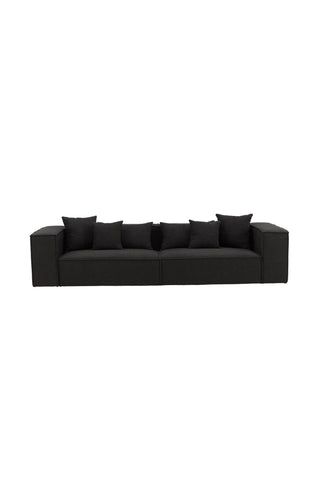 Vind Gillholmen Soffa - Svart / Svart Boucle