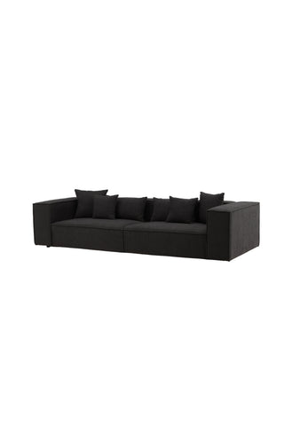 Vind Gillholmen Soffa - Svart / Svart Boucle