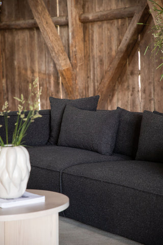 Vind Gillholmen Soffa - Svart / Svart Boucle