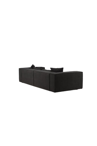 Vind Gillholmen Soffa - Svart / Svart Boucle