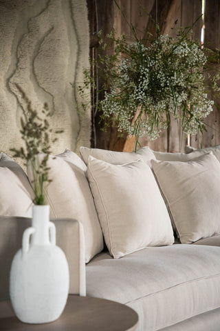 Vind Segelskären Soffa - Whitewash / Beige Linne