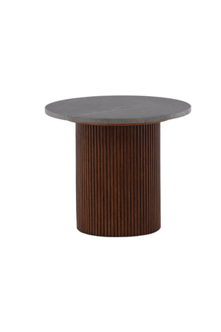 Vind Härön Matbord - Mocca / Mörkgrå Marblelook