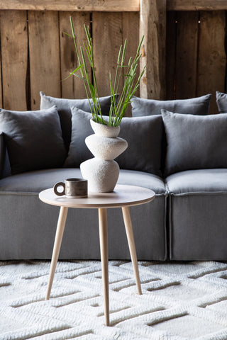 Vind Askim Sidobord - Faner Whitewash /
