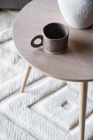 Vind Askim Sidobord - Faner Whitewash /