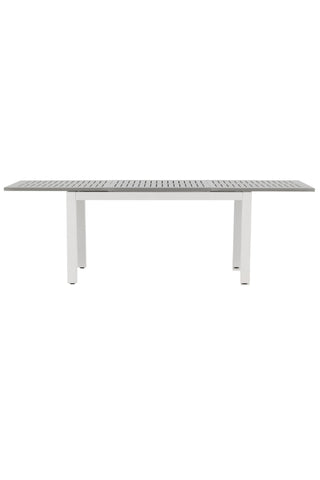 Albany Bord - 160/240 - Vit/Grå