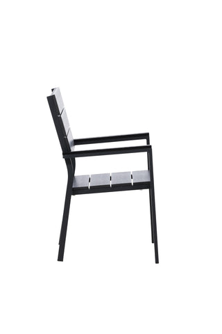 Levels Chair (staplingsbar) 2-pack - Svart Alu / Svart Aintwood