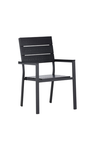 Levels Chair (staplingsbar) 2-pack - Svart Alu / Svart Aintwood