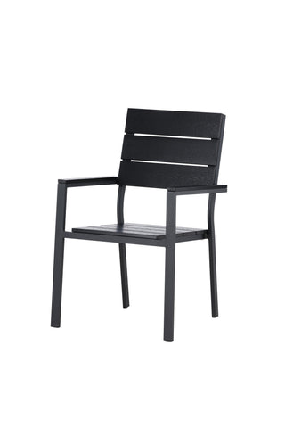Levels Chair (staplingsbar) 2-pack - Svart Alu / Svart Aintwood