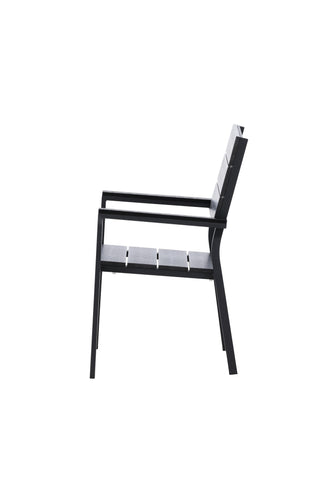 Levels Chair (staplingsbar) 2-pack - Svart Alu / Svart Aintwood