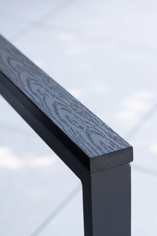 Levels Chair (staplingsbar) 2-pack - Svart Alu / Svart Aintwood