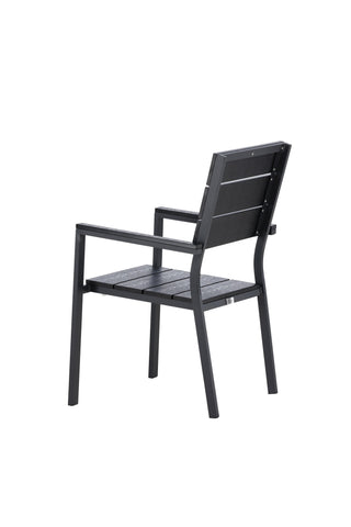 Levels Chair (staplingsbar) 2-pack - Svart Alu / Svart Aintwood