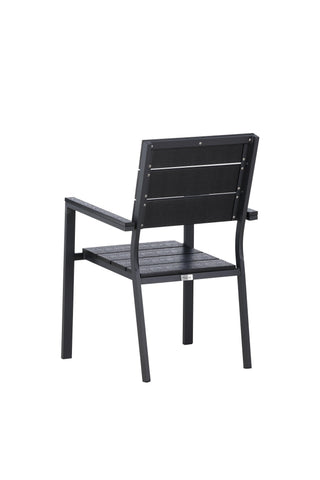 Levels Chair (staplingsbar) 2-pack - Svart Alu / Svart Aintwood