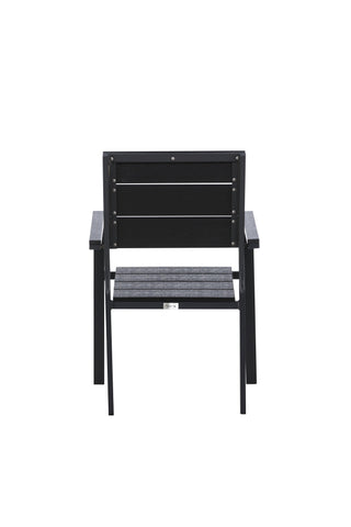 Levels Chair (staplingsbar) 2-pack - Svart Alu / Svart Aintwood