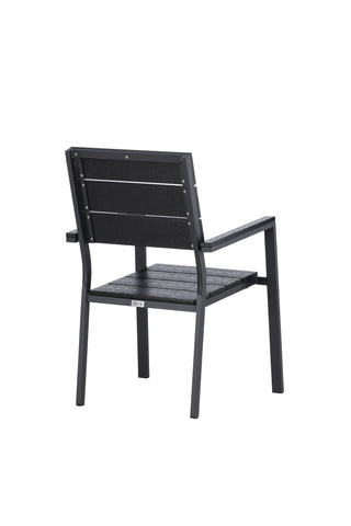 Levels Chair (staplingsbar) 2-pack - Svart Alu / Svart Aintwood