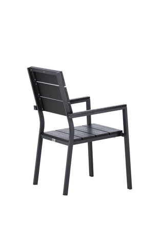 Levels Chair (staplingsbar) 2-pack - Svart Alu / Svart Aintwood