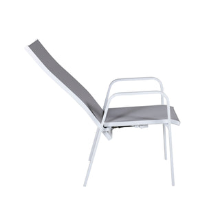 Copacabana Liggstol 2-pack - Vit/Grå