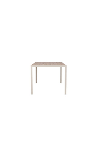 Venture Home Diego Cafetable Aluminium - Svart / Brun Aintwood - Rektangulär 70*70/130*