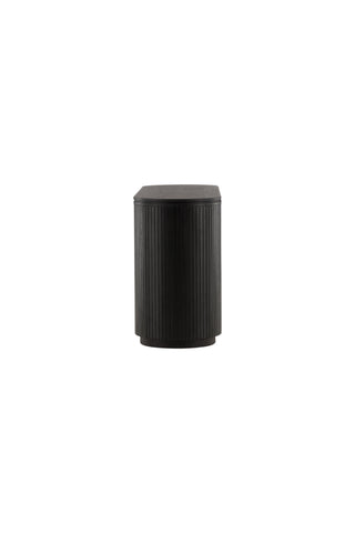 Vind Fjällbacka - Låglagring - MDF Faner / Svart Ek/faner