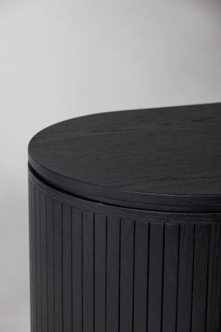 Vind Fjällbacka - Låglagring - MDF Faner / Svart Ek/faner