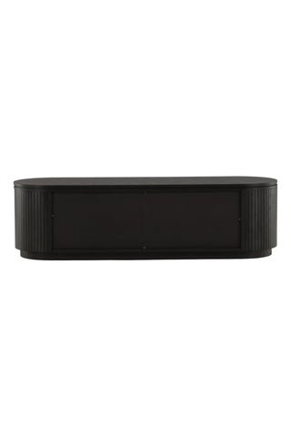 Vind Fjällbacka - Låglagring - MDF Faner / Svart Ek/faner