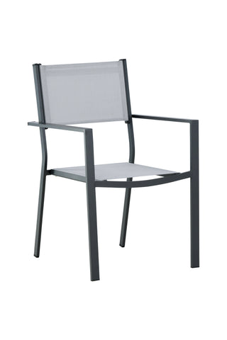 Venture Home Copacabana Stacking Chair 2-pack - Svart/Grå