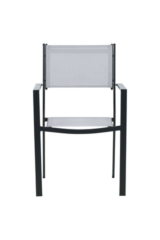 Venture Home Copacabana Stacking Chair 2-pack - Svart/Grå
