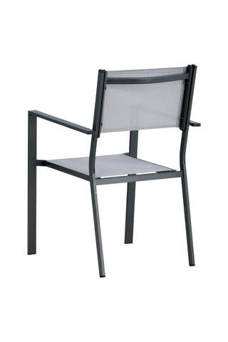 Venture Home Copacabana Stacking Chair 2-pack - Svart/Grå