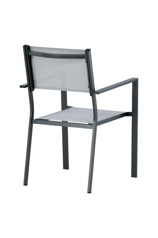 Venture Home Copacabana Stacking Chair 2-pack - Svart/Grå