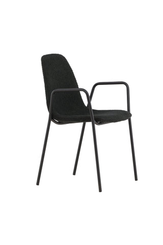 Vind Klädesholmen Matstol 2-pack - Svart / Svart Boucle