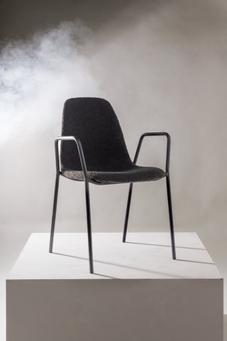 Vind Klädesholmen Matstol 2-pack - Svart / Svart Boucle
