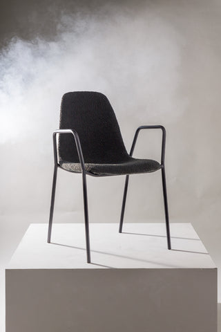 Vind Klädesholmen Matstol 2-pack - Svart / Svart Boucle