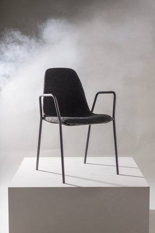 Vind Klädesholmen Matstol 2-pack - Svart / Svart Boucle