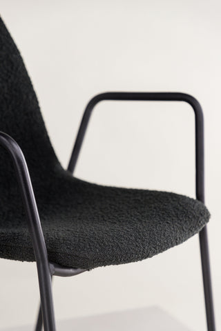 Vind Klädesholmen Matstol 2-pack - Svart / Svart Boucle