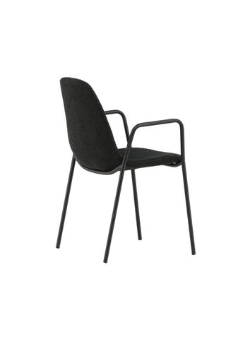 Vind Klädesholmen Matstol 2-pack - Svart / Svart Boucle